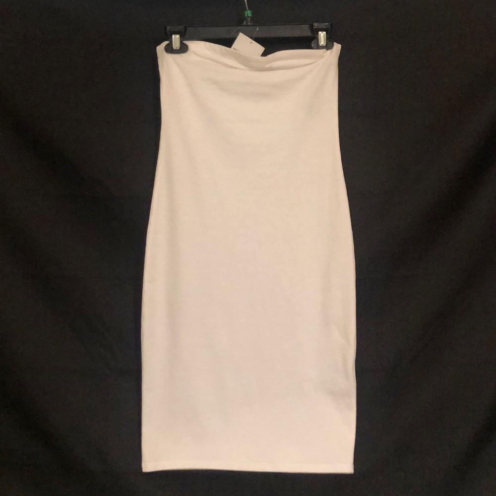 white tube dress (Forever 21)